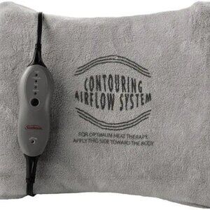 Sunbeam Back Contouring Self Inflating Heating Pad with Lumbar Support & Remote